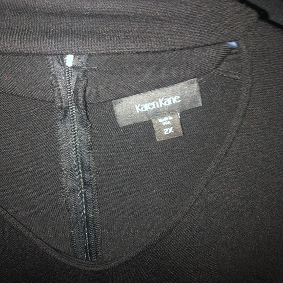 NEW Karen Kane Swing Dress w/Bell Sleeves - Picture 3 of 4